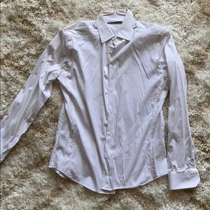 White Button Up Undershirt